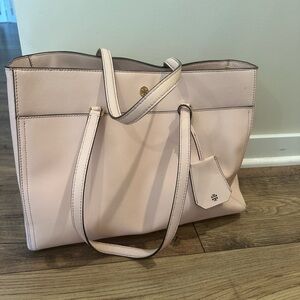 Tory Burch Saffiano Leather Tote Bag